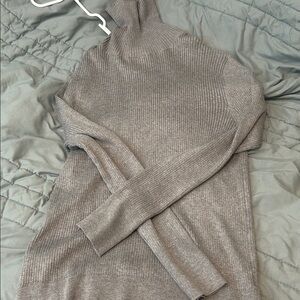 Time and Tru Gray Turtleneck Sweater